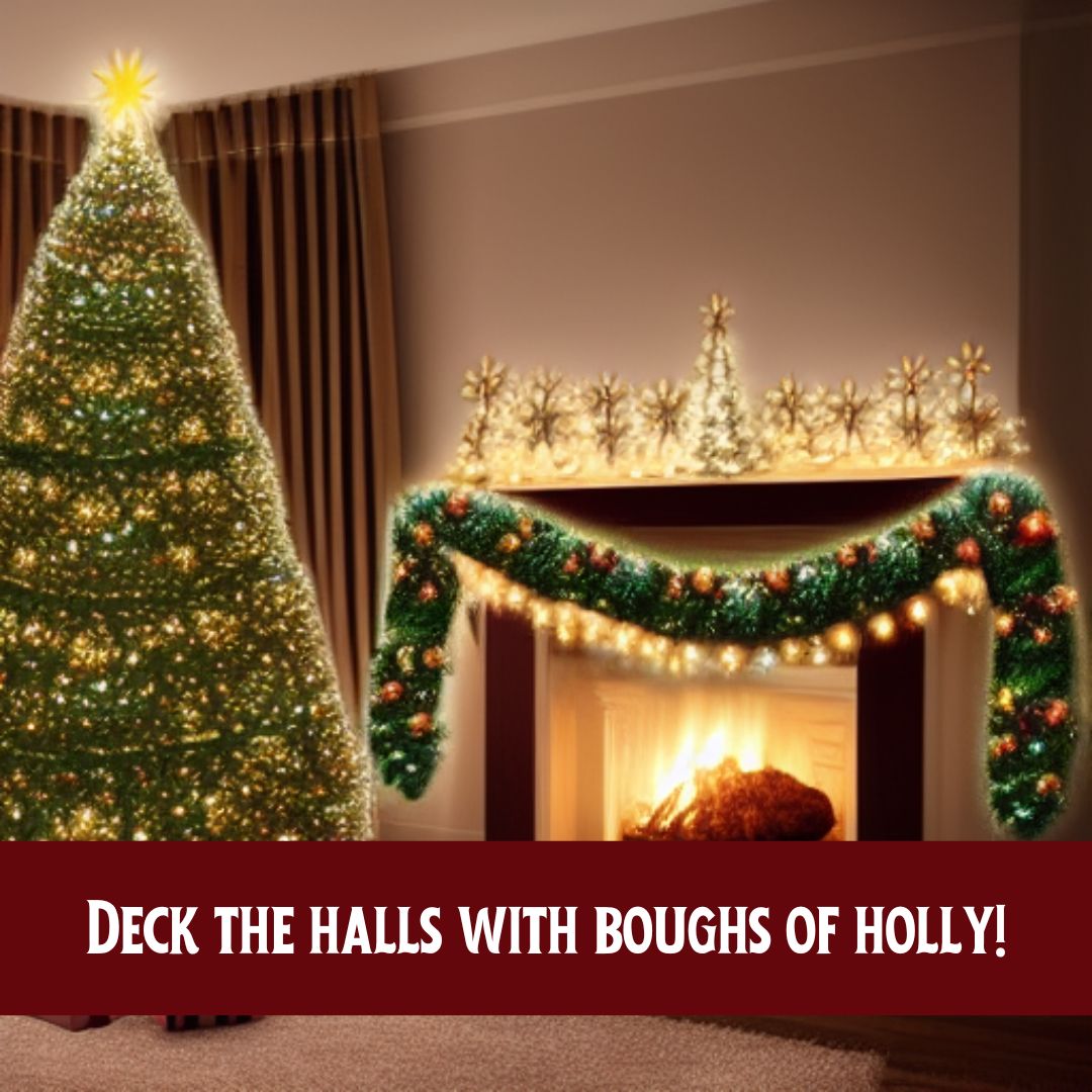 Deck the halls with boughs of holly!