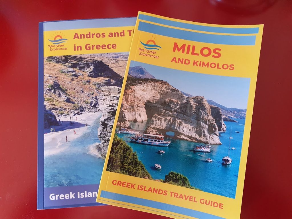 Milos and tinos guide books