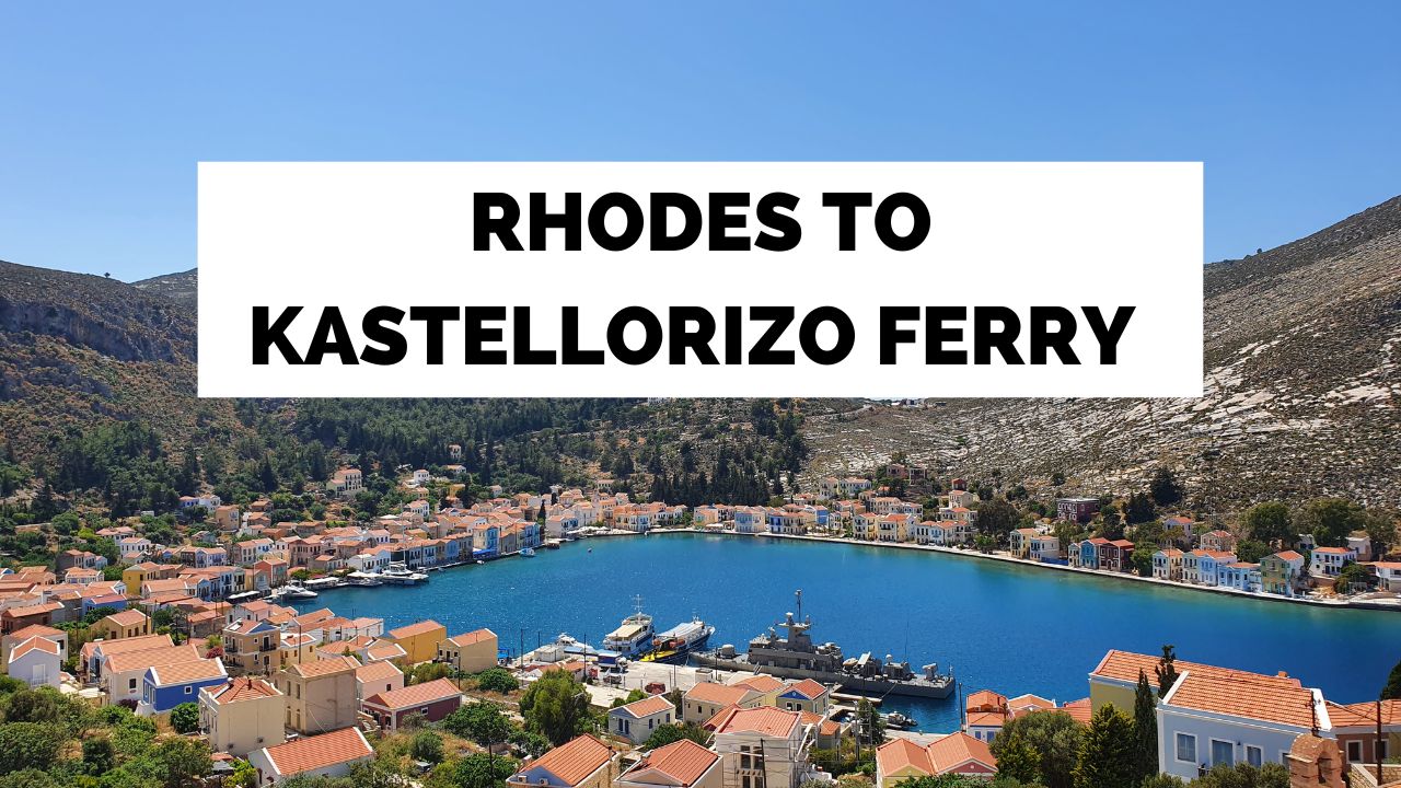 Guía de ferry de Rodas a Kastellorizo
