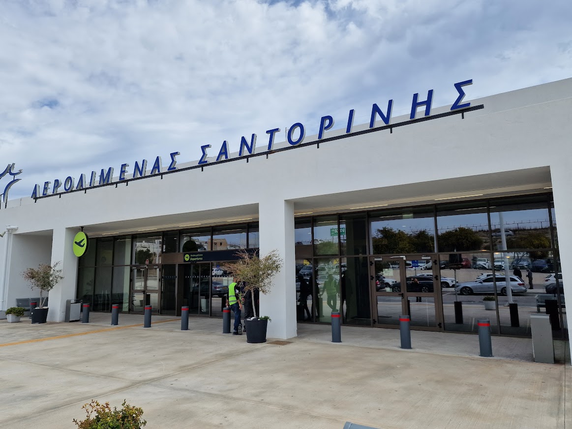 Santorini airport terminal