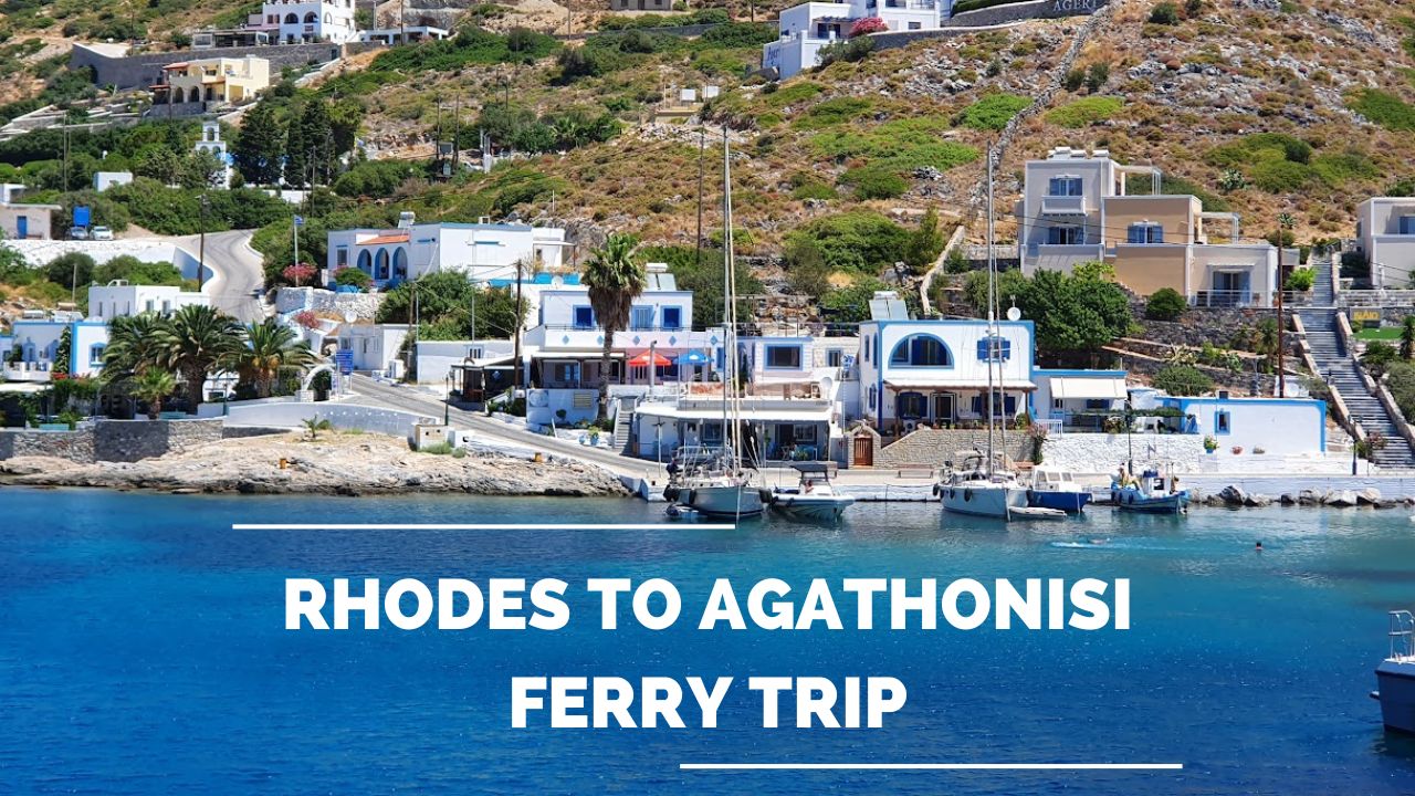 Traveling by ferry from rhodes to agathonisi