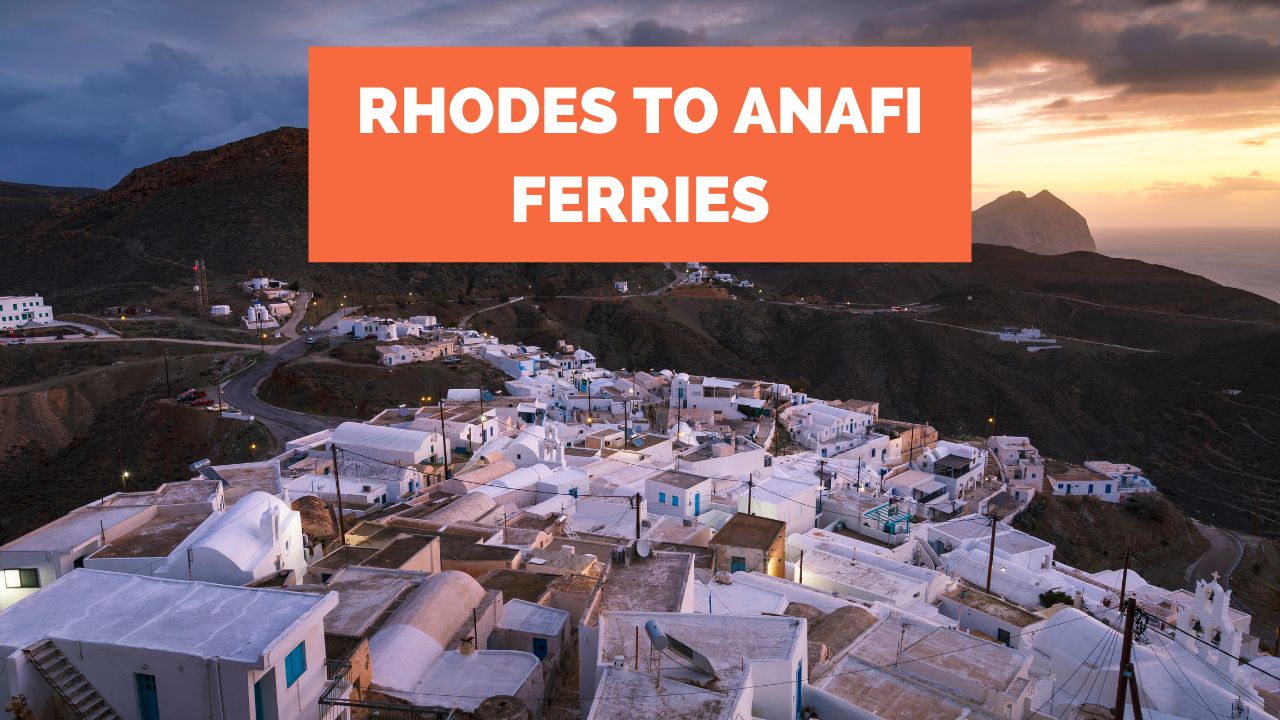 Rhodes to Anafi Ferries