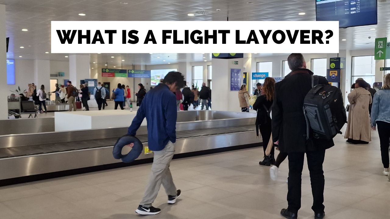 What is a flight layover?
