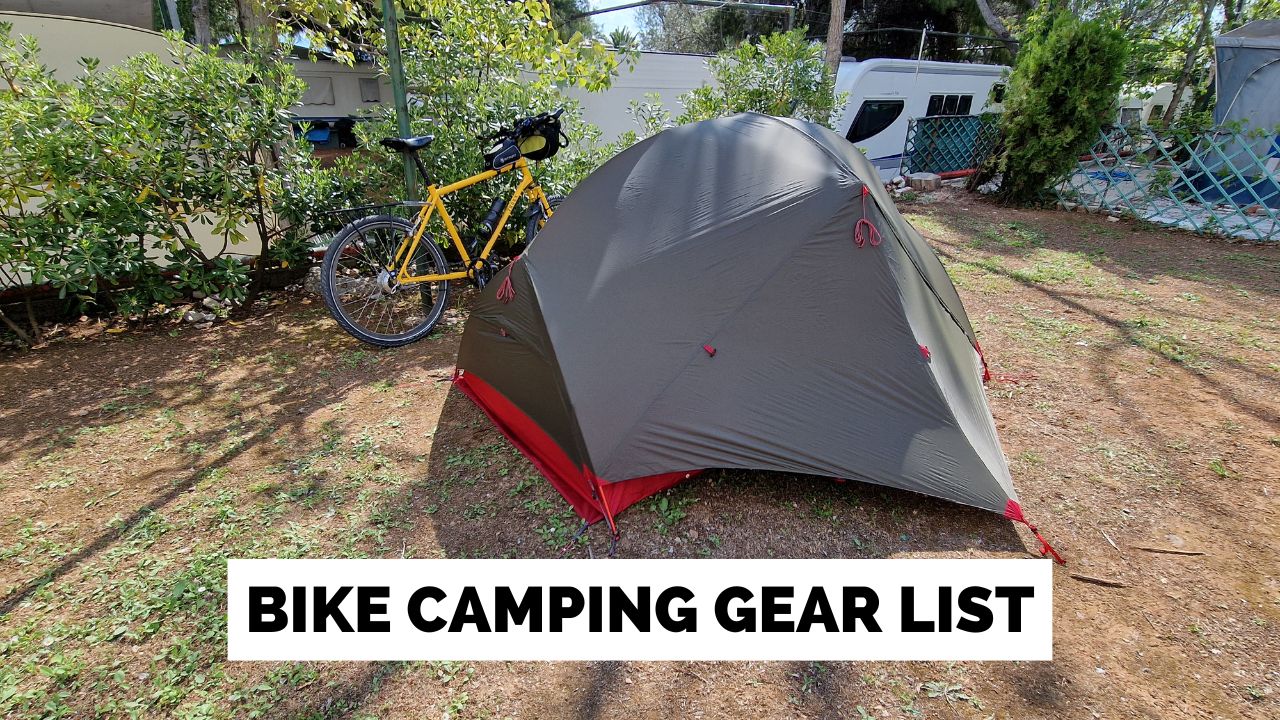 bike camping gear list