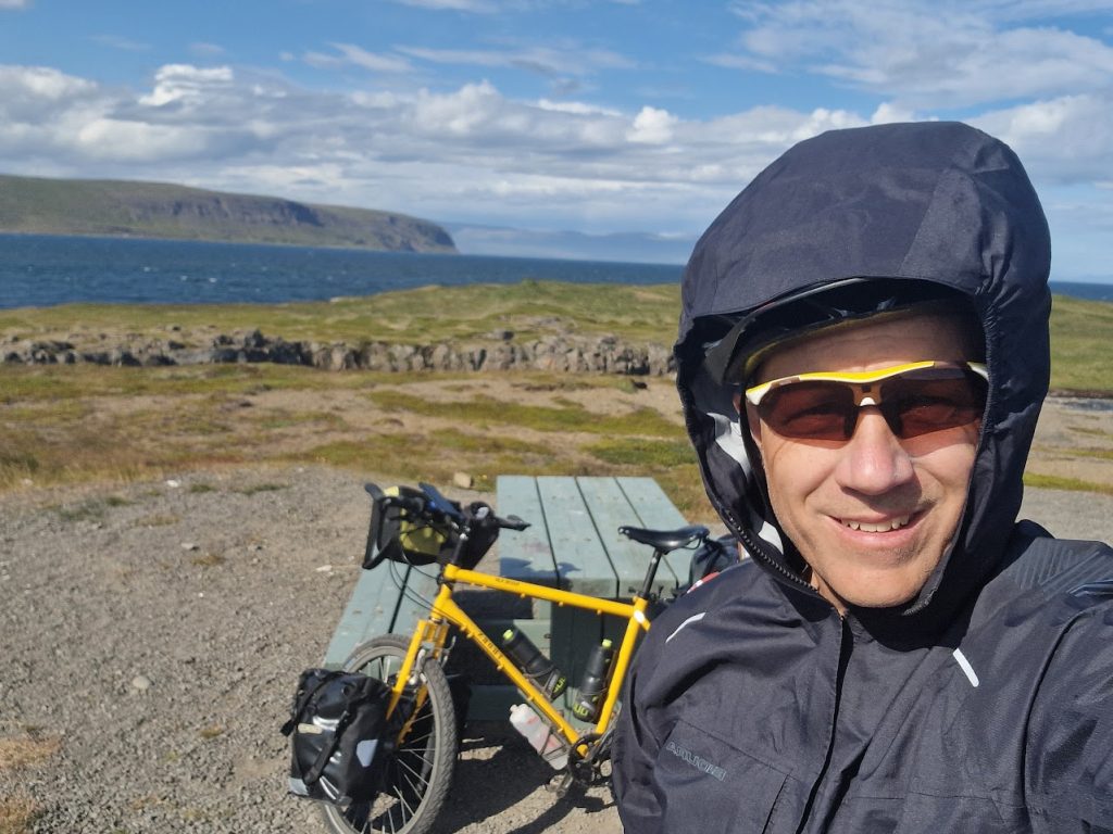 Dave’s waterproof cycling jacket