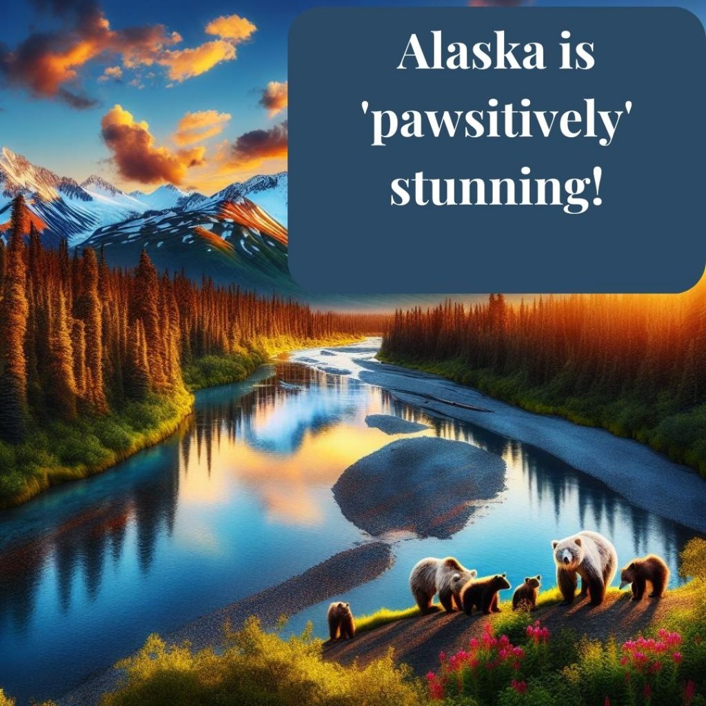 Alaska is 'pawsitively' stunning!