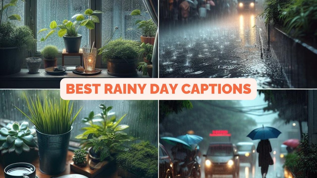 150+ Captivating Rainy Day Captions and Sayings for Every Mood