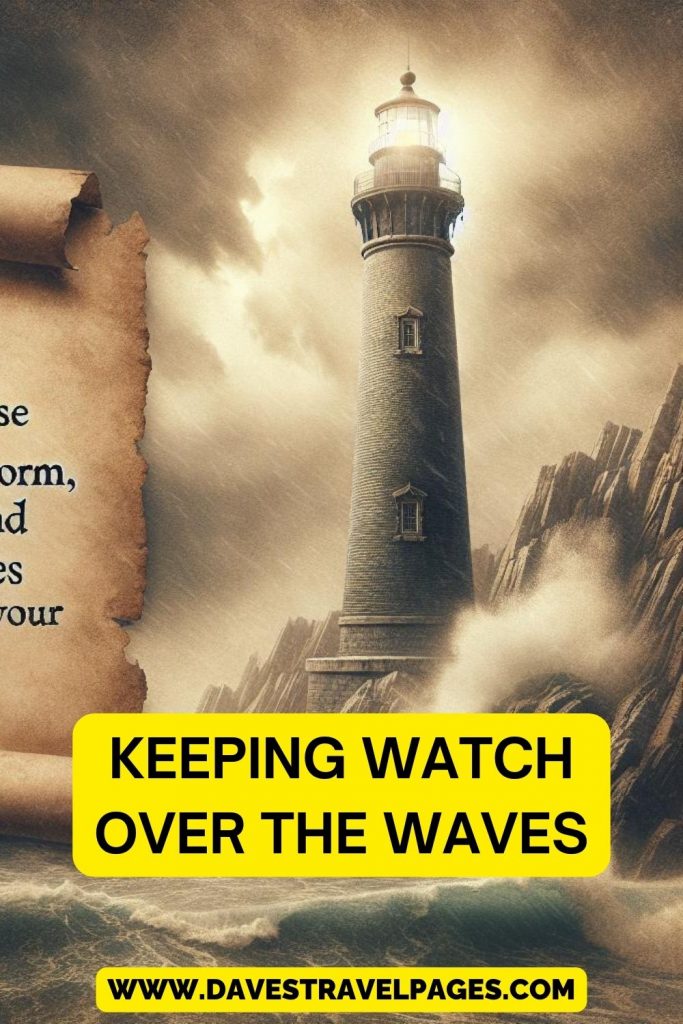 Keeping watch over the waves