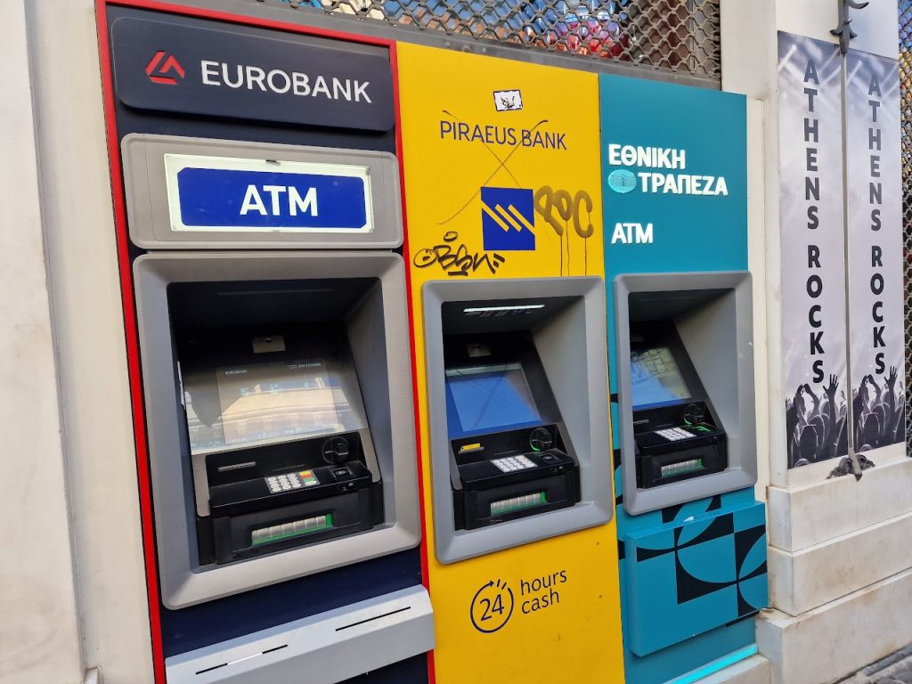atm machines in athens