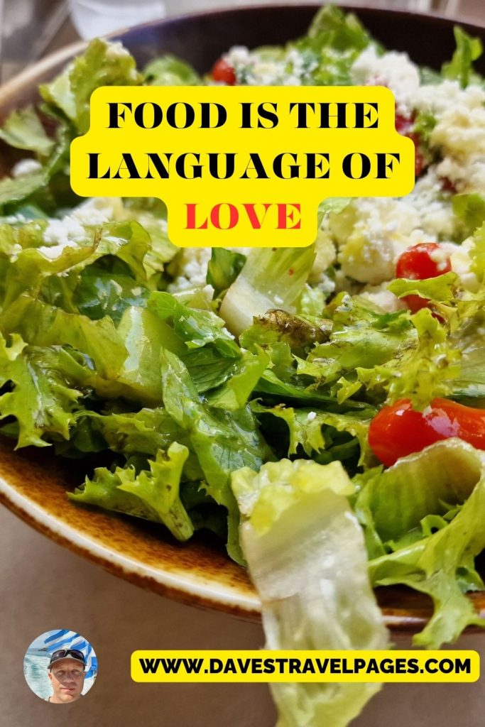 food is the language of love