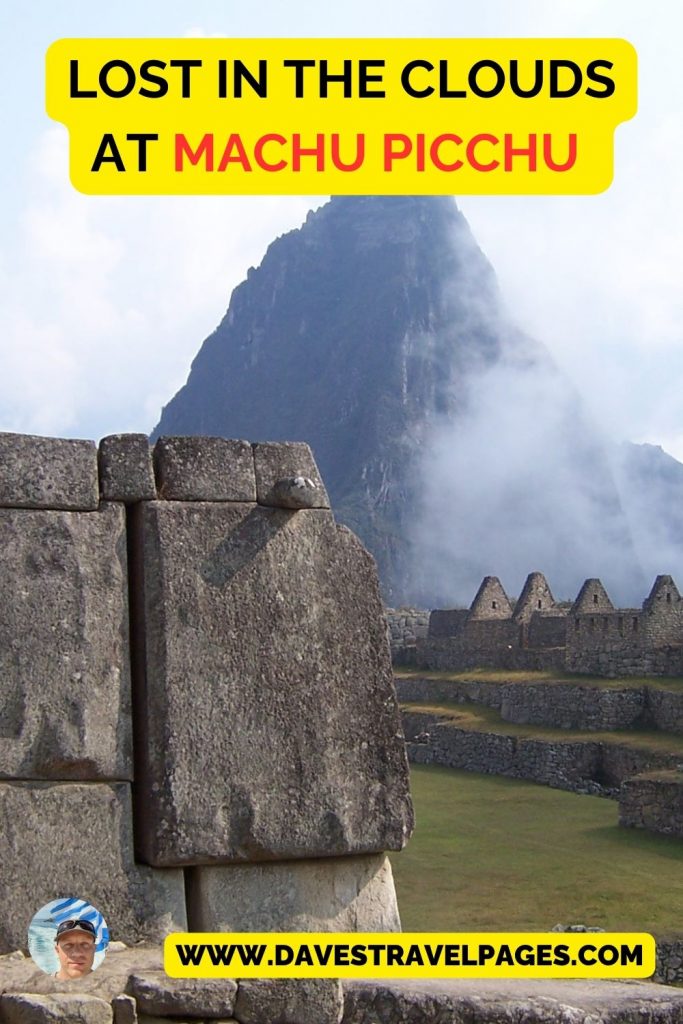 lost in the clouds at machu picchu