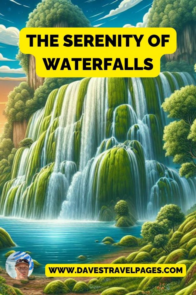 the serenity of waterfalls