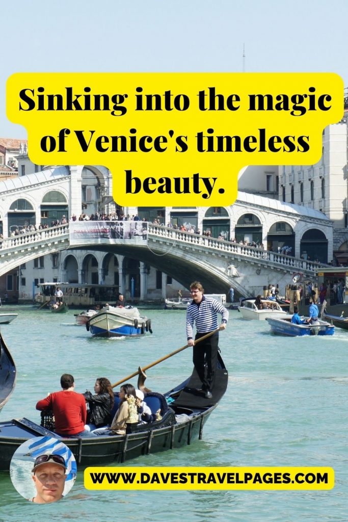 Sinking into the magic of Venice's timeless beauty.