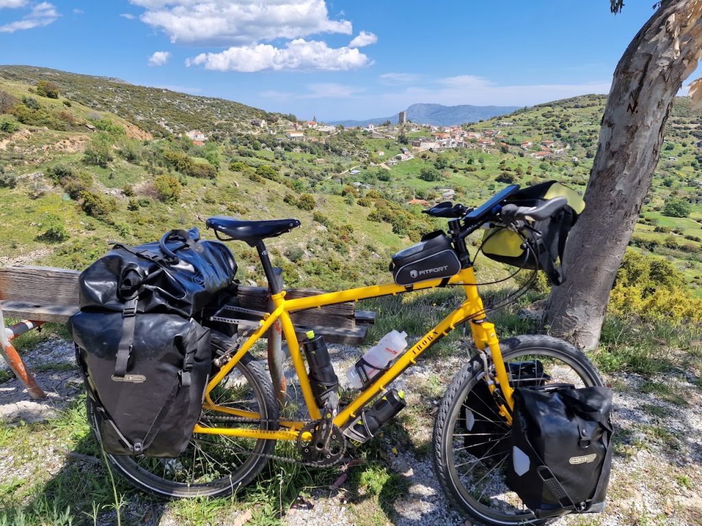 Bikepacking in Evia in April