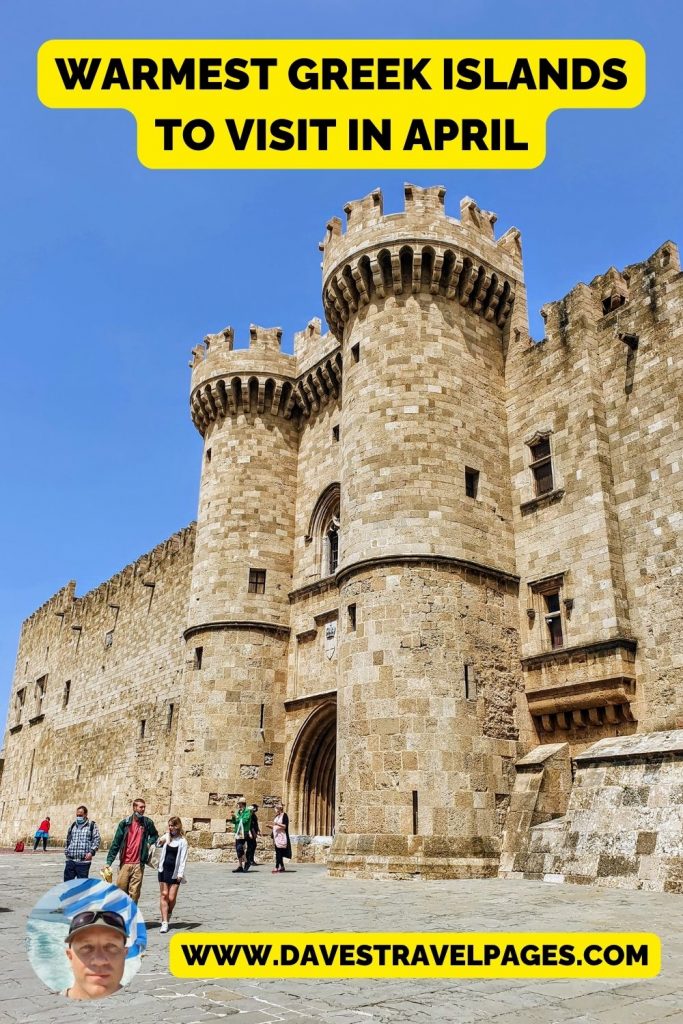 warmest greek islands to visit in april