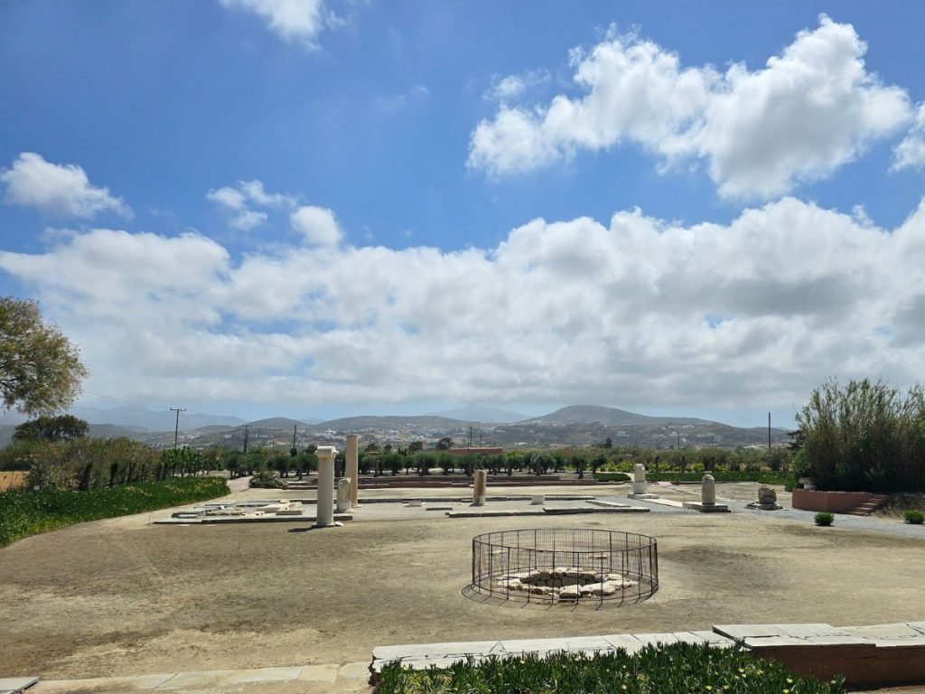 dionysus sanctuary site in naxos greece