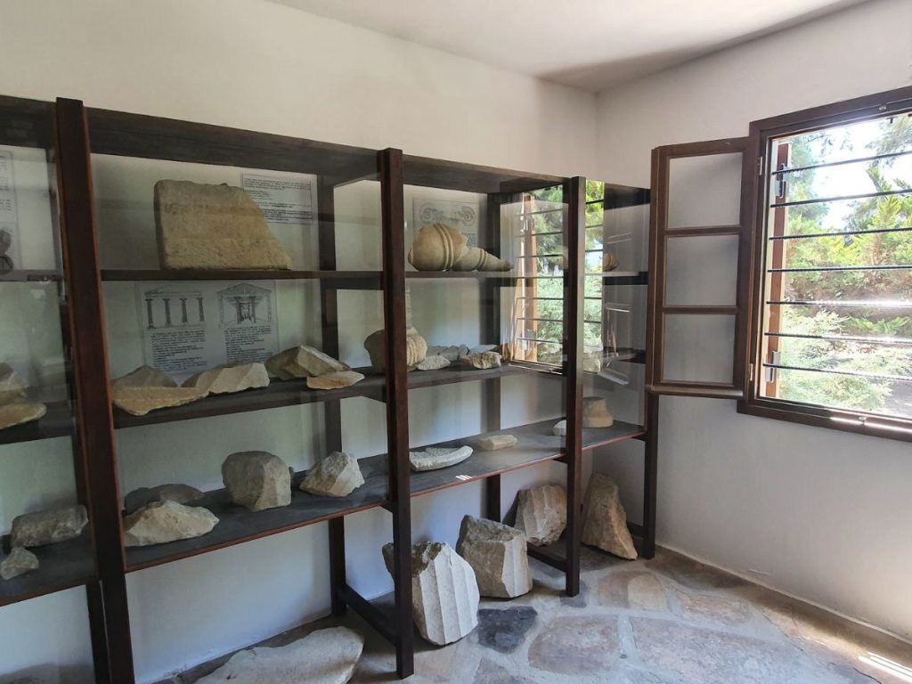 museum at dionysus archaeological site naxos