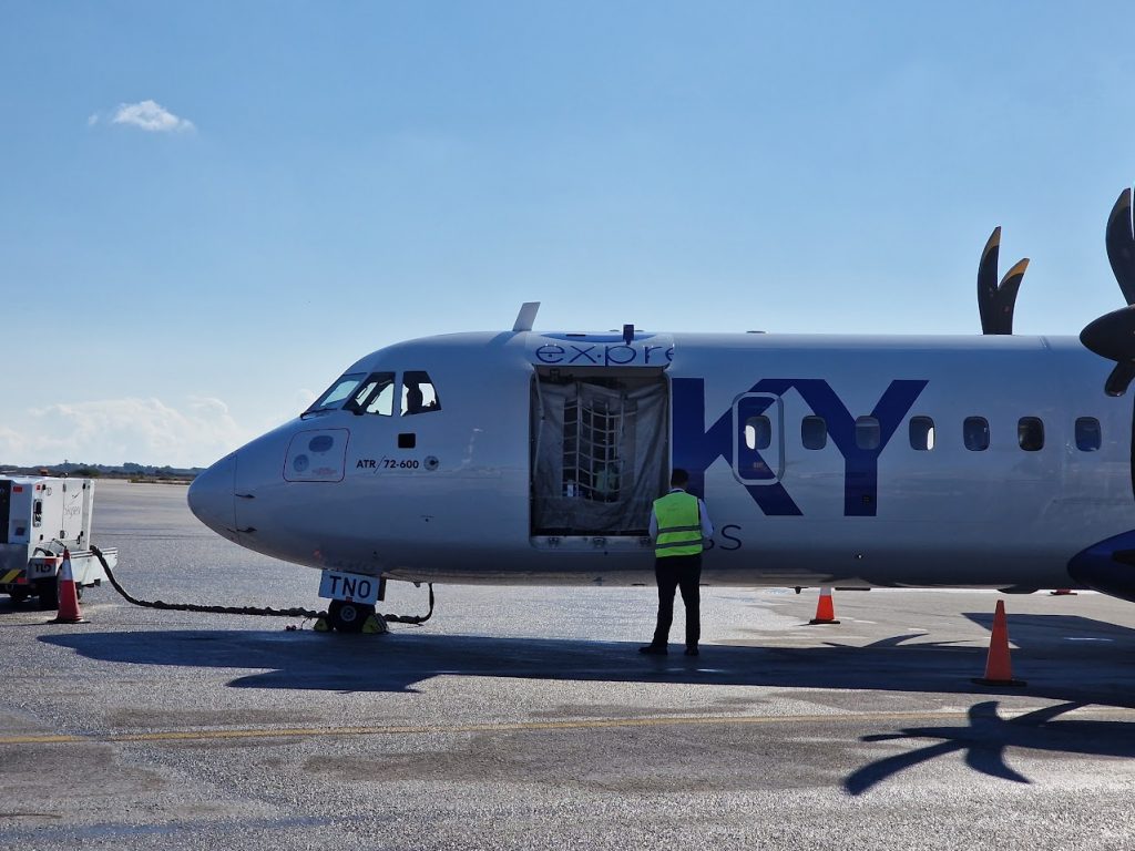 Sky Express Plane in Greece
