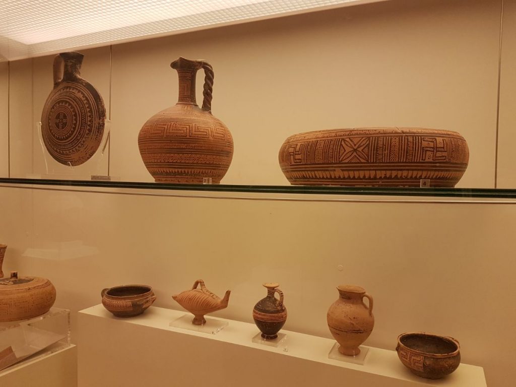 Inside the Marathon archaeological museum