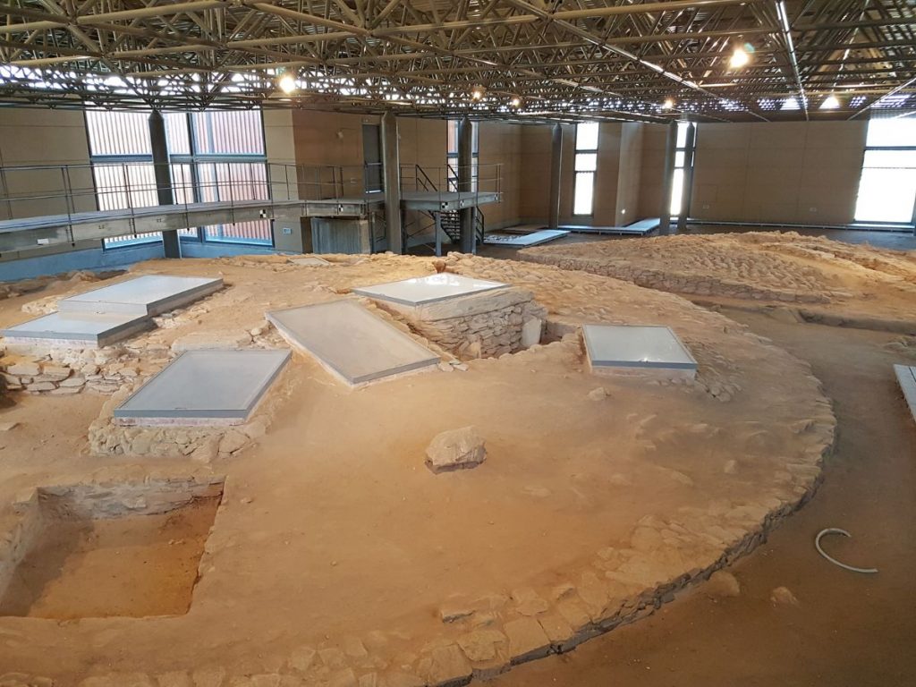 Tombs inside the Marathon site, Greece